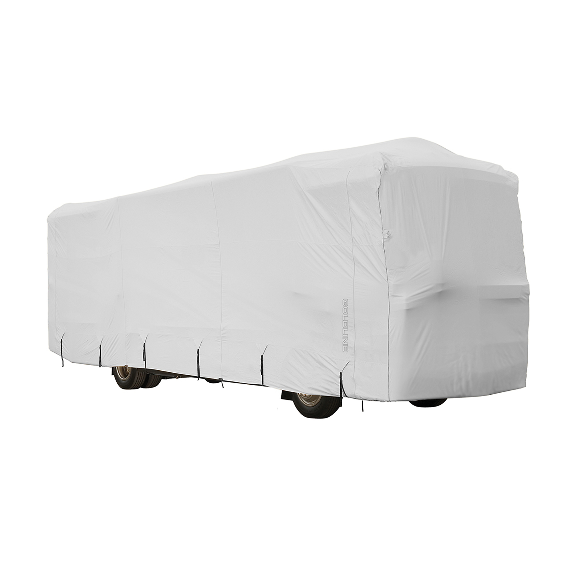 Eevelle Goldline ToyHauler Trailer Cover — 36ft. 6in. L x 8ft. 10in. W x 10ft. H, Gray, Model# GLRVTH3436G